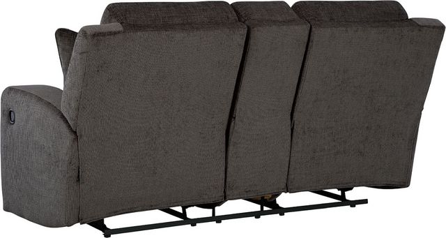 Signature Design by Ashley® Kanlow Dusk Double Reclining Loveseat with Console-3