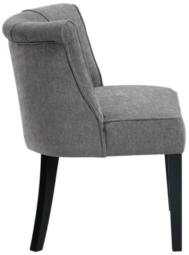 Homelegance® Taylor Charcoal/Espresso Accent Chair-3