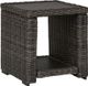 Signature Design by Ashley® Grasson Lane Brown Outdoor Aluminum/Wicker Square End Table-0