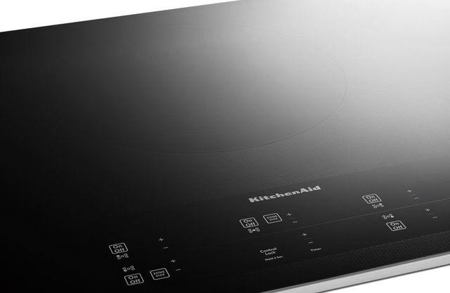 KitchenAid® 36" Stainless Steel Electric Cooktop with Touch-Activated Controls-2
