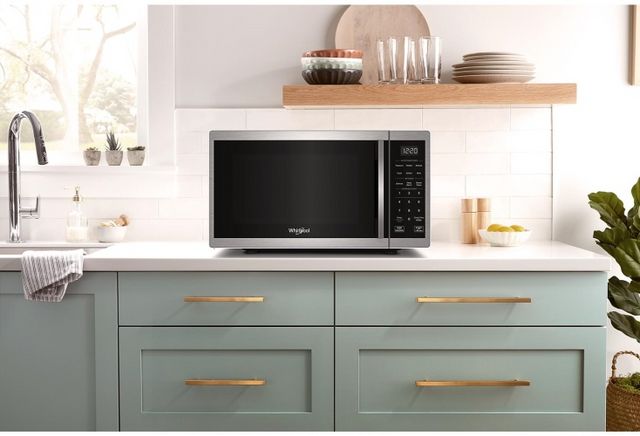 Whirlpool® 0.9 Cu. Ft. Stainless Steel Countertop Microwave-15