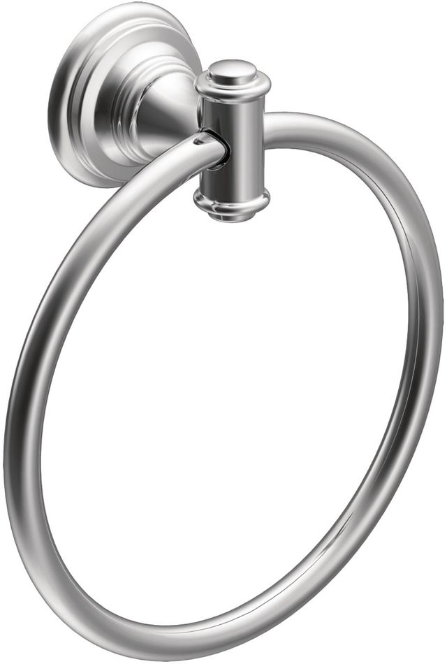 Moen®  Ellsworth Chrome Towel Ring-0