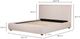 Moe's Home Collection Luzon Light Grey King Bed-2