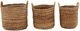 Dovetail Furniture Milos 3-Piece Natural Basket Set-0