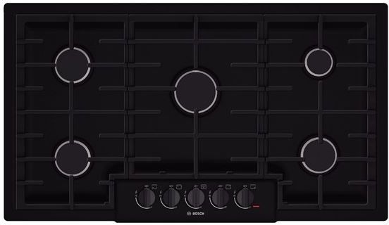 Bosch® 800 Series 36" Gas Cooktop-Black | Southwest Appliance, Inc