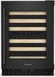Kitchenaid® 24" Black Ore Built-In Wine Cooler With Full-Extension Wood-Front Racks-0