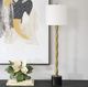 Uttermost® Ezra Antique Brass/Black Buffet Lamp-1