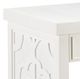 Chelsea House Chelsey Vanity Clear/White Desk-1