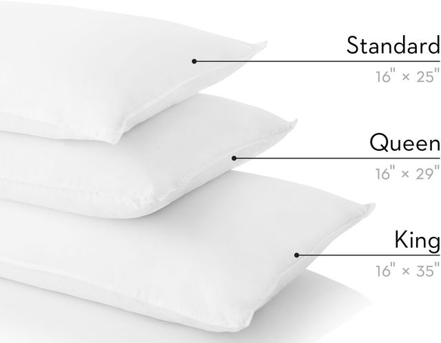 Malouf® Z™ Shredded Latex + Gelled Microfiber™ King Pillow-4