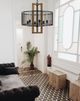 Cal® Lighting & Accessories Monza Wood Chandelier-1