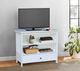 John Thomas Furniture® Destinations Mission Pure White Corner TV Stand-4