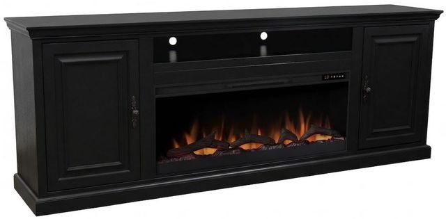 Legends Home Kensington Black 86" Fireplace Console-0