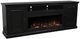 Legends Home Kensington Black 86" Fireplace Console-0