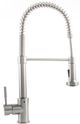 ZLINE Apollo Brushed Nickel Pull Down Spring Single Handle Kitchen Faucet-1