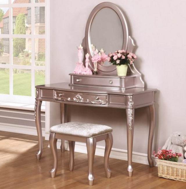 Coaster® Caroline Metallic Lilac Vanity Desk-2