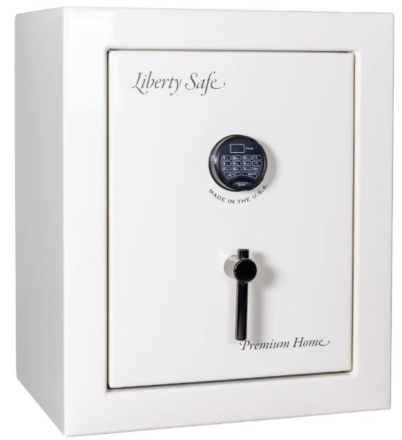 Liberty Safe Premium Home White Marble 08 Gun Safe-0
