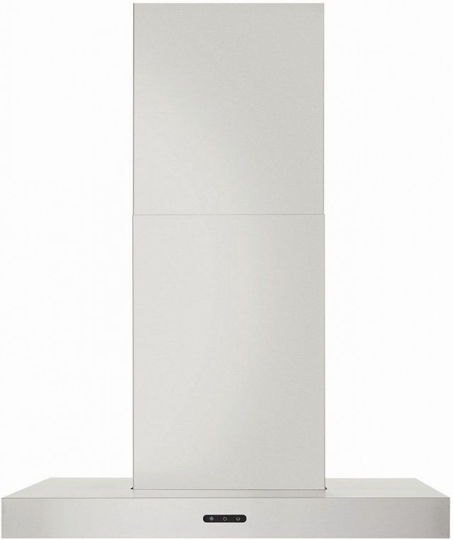 Broan® Elite EW43 Series 24" Stainless Steel Convertible T-Style Wall Mount Chimney Range Hood-0