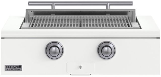 Caliber™ Rockwell 2-Burner Matte White Built-In Natural Gas Grill with Stainless Steel Hardware-0