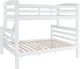 Powell® Porter White Twin/Full Bunk Bed-3