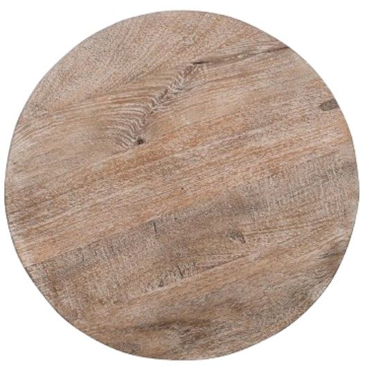 Jofran Inc. Origins Washed Sand Drum Table-3