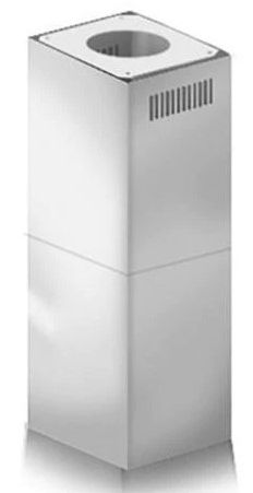 ZLINE 2 Piece 12" Stainless Steel Island Hood Extension Kit-0