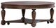 Liberty Furniture Allington Satin Sienna Oval Cocktail Table-0