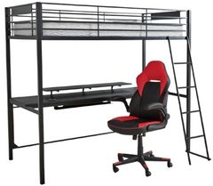 Signature Design by Ashley® Broshard Black Twin Loft Bed with Desk