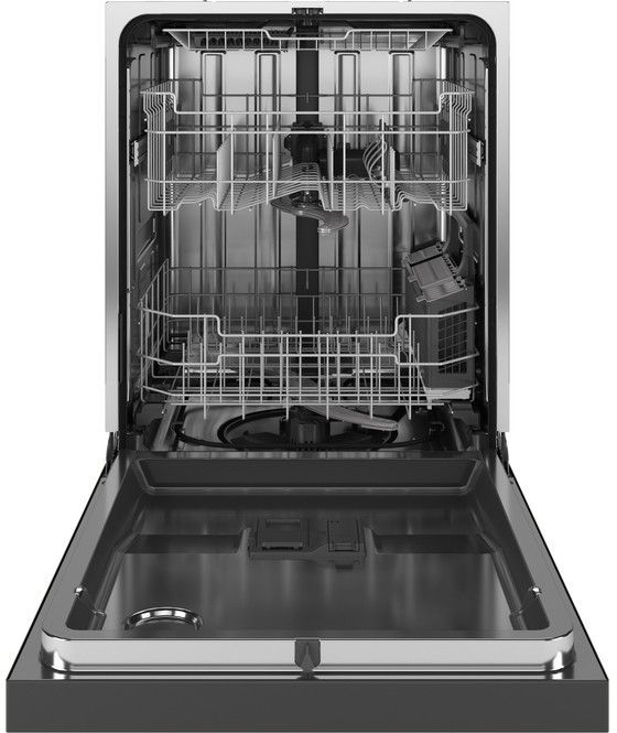 Scratch N' Dent GE® 24" Fingerprint Resistant Stainless Steel Front Control Built In Dishwasher -3