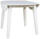 Jofran Inc. Simplicity Paperwhite Round Drop Leaf Dining Table-3