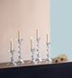 A & B Home Audrey Clear Candlestick-5