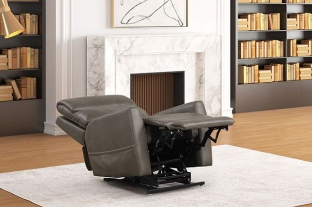 Furniture of America® Barnabas Gray Power Lift Recliner-4