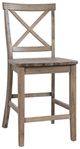 Jofran Inc. Eastern Tides Brushed Bisque Counter Stool-0