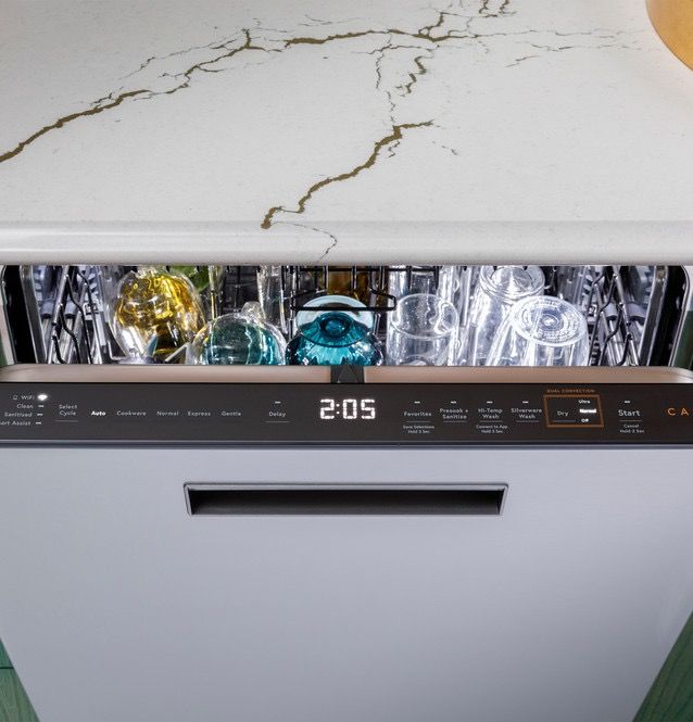 Cafe™ 24" Fingerprint Resistant Stainless Steel Top Control Built In Dishwasher-10