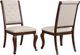 Coaster® Brockway 2-Piece Cream/Antique Java Dining Chairs-4