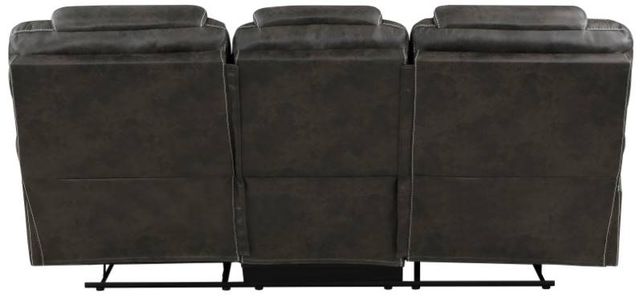 Homelegance® Gainesville Chocolate Manual Double Reclining Sofa-3