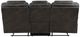 Homelegance® Gainesville Chocolate Manual Double Reclining Sofa-3