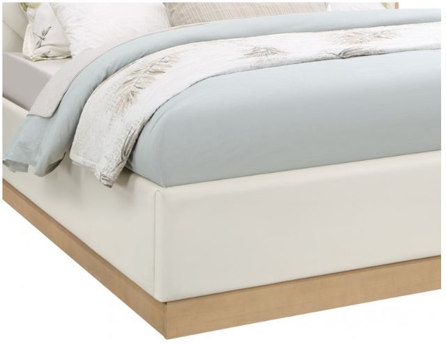 Meridian Furniture Casa Cream Queen Upholstered Panel Bed-3