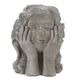 A & B Home Gray Girl Statue Planter-2