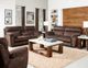 iAmerica Canyon Mocha Power Headrest Power Lay Flat Reclining Console Loveseat with Storage & Cupholders-2