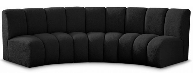 Meridian Furniture Infinity 3-Piece Black Modular Sofa Set-0