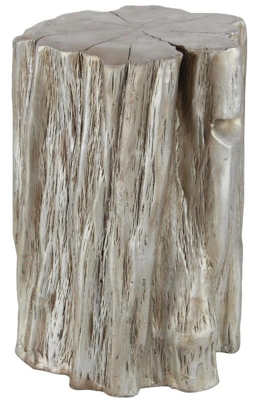Deco Marche Satin Silver Accent Table-0