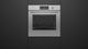 Fisher & Paykel Series 7 24” Brushed Silver Glass Contemporary Self Cleaning Single Electric Wall Oven-5