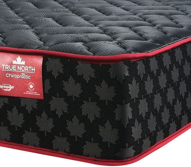 Springwall® True North Chiropractic® Champlain 11" Wrapped Coil Firm Tight Top Double Mattress in a-1