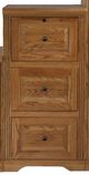 American Heartland Manufacturing Oak 3-Drawer File Cabinet-0