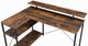ACME Furniture Drebo Black/Weathered Oak Writing Desk-4