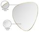Meridian Furniture Finch Gold 29" Mirror-3