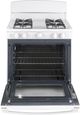GE® 30" White Freestanding Gas Range-2