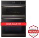 LG 30” PrintProof® Black Stainless Steel Electric Built In Oven/Microwave Combo-1