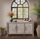 Jofran Inc. Gramercy Gray Wash 3-Door Accent Cabinet-1