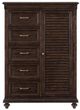 Homelegance® Cardano Driftwood Charcoal Wardrobe Chest-2